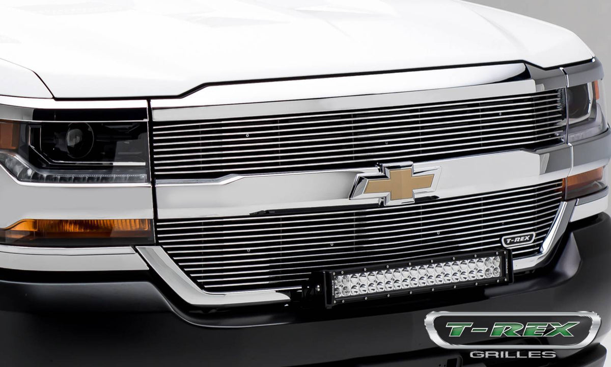 2016-2018 CHEVY 1500 LASER BILLET GRILLE 2 PC OVERLAY